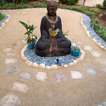 Buddha meditation garden