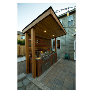 Burns Backyard Renovation - Contemporary - Landscape - Portland - by ...