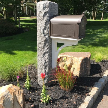 Caledonia Granite Mailbox Post
