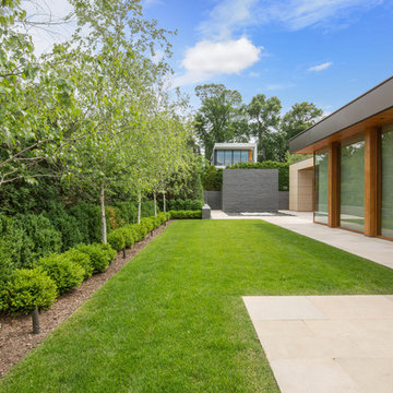 fence line landscaping