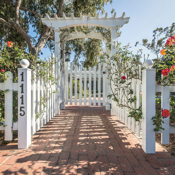 California Seaside Cottage Landscape | Santa Barbara CA