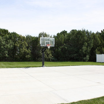 Camela H's Pro Dunk Platinum Basketball System on a 50x45 in Holdrege, NE