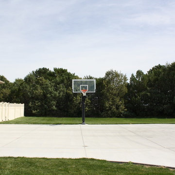 Camela H's Pro Dunk Platinum Basketball System on a 50x45 in Holdrege, NE