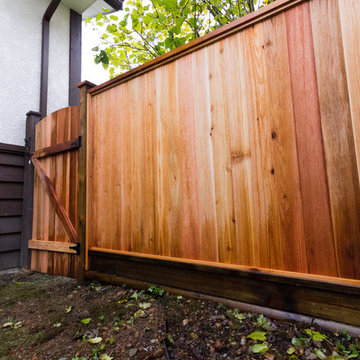Cedar Fencing Installation