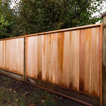 Cedar Fencing Installation