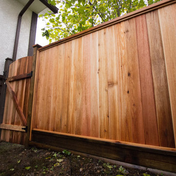 Cedar Fencing Installation