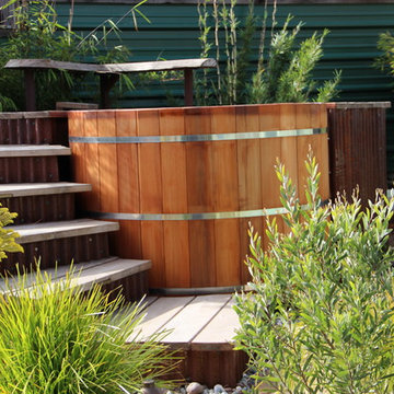 Cedar Hot Tub Nook