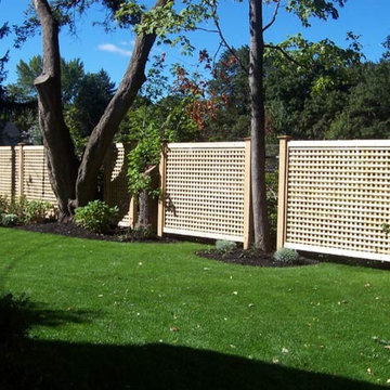 Cedar Lattice Fence Panels
