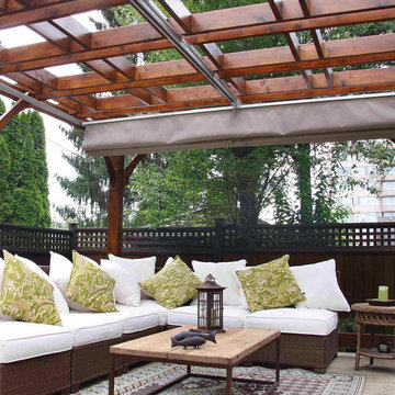 Cedar Pergola With Canopy (12 x 16)