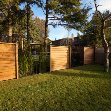 Cedar Privacy Fence and Soft-Landscaping