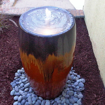 Ceramic Urn Garden Water Features