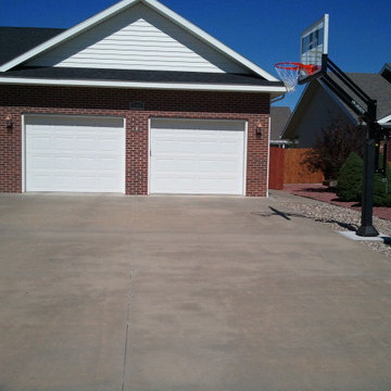 Chad D's Pro Dunk Silver Basketball System on a 40x24 in Hays, KS