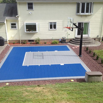 Charles T's Hercules Platinum Basketball System on a 30x25 in Glastonbury, CT