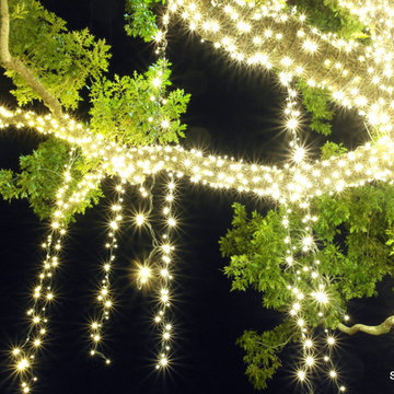 Christmas Lighting at River Oaks Country Club