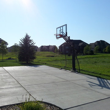 Christopher S's Pro Dunk Gold Basketball System on a 40x22 in Oregon, WI