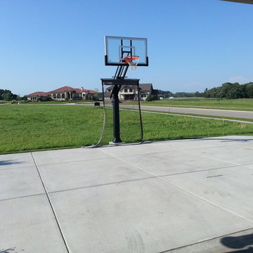 Christopher S's Pro Dunk Gold Basketball System on a 40x22 in Oregon, WI