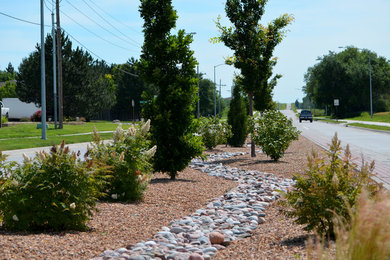 This is an example of a traditional landscaping in Wichita.