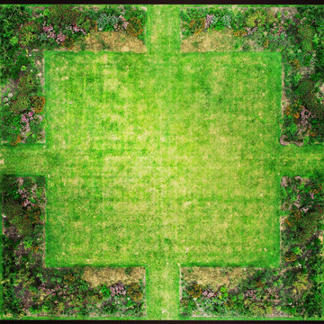 Colonial Heritage - Great Lawn Borders, Aerial View