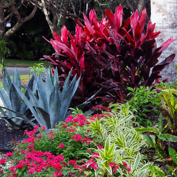 Colorful Curb Appeal in a Boca Raton Landscape