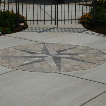 Compass Rose Paver Inlay