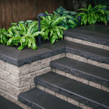 Concrete Block Stairs