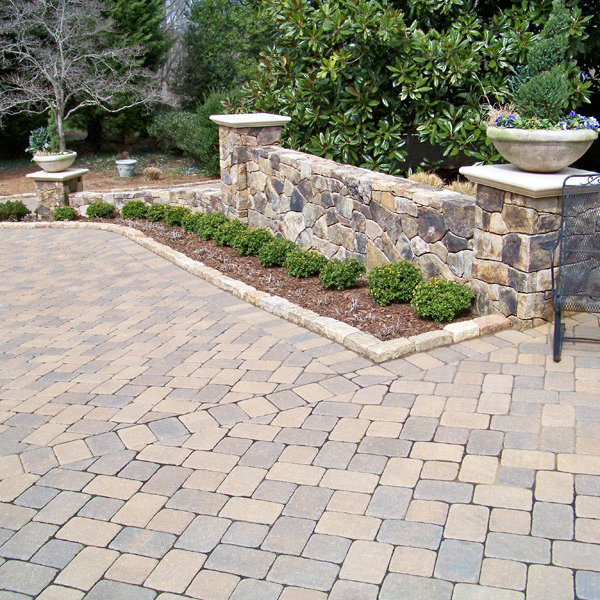 Concrete Paver Driveway Edging Photos & Ideas Houzz