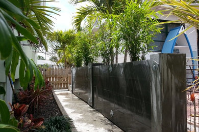 Concrete Planter Privacy Wall