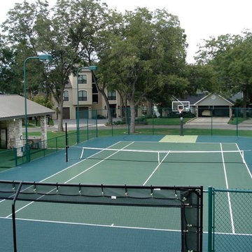 Condo Association Multi-Sport Tennis/Basketball Court