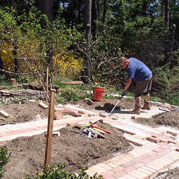 Construction of Formal Herb Garden