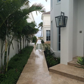 Contemporary Beach House Entry