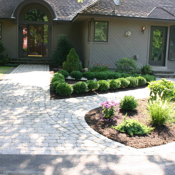 Contemporary entrance
