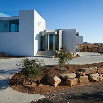 Contemporary Entryway - Mountain Top House