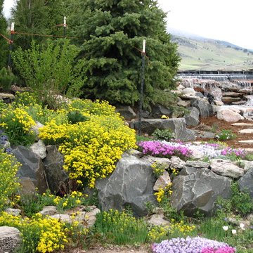 Contemporary Foothills Water Feature