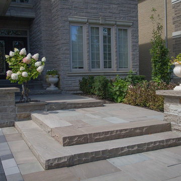Contemporary Front Landscaping - Richmond Hill