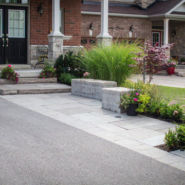 Contemporary Front Landscping