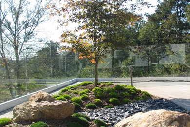 This is an example of a contemporary landscaping in Atlanta.