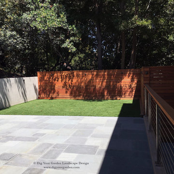 Contemporary Landscape and  Exterior Remodel in Kentfield, CA