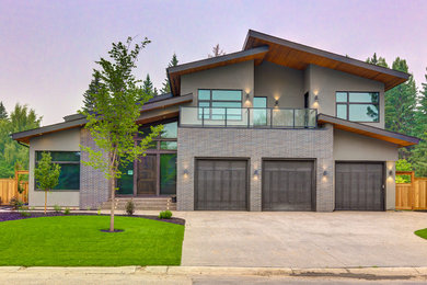 Photo of a contemporary landscaping in Calgary.