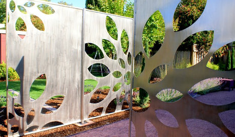Polish Your Garden's Look With Metal