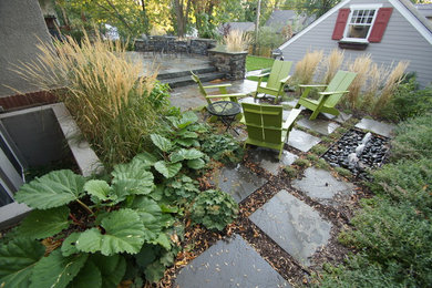 ミネアポリスにあるコンテンポラリースタイルのおしゃれな庭の写真