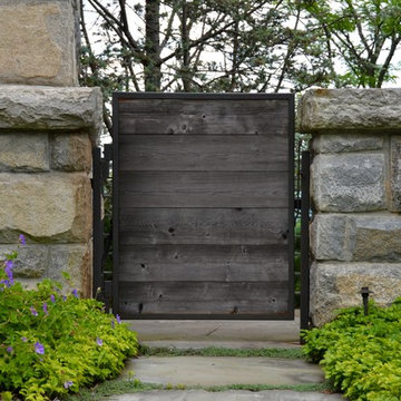 Contemporary Wood Gate