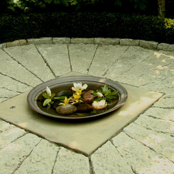 Copper bowl covers Firepit