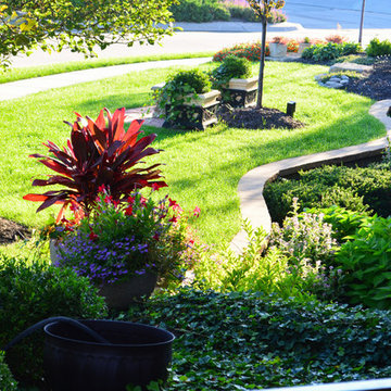 Corner lot Courtyard