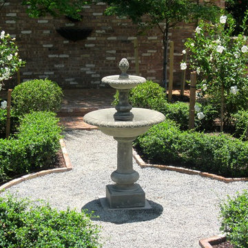 Courtyard garden fountain