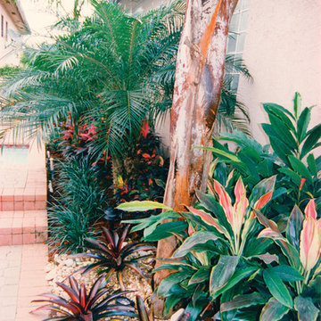 Courtyard Pool Landscape in Boca Raton