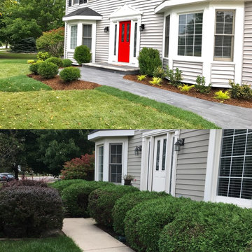 Creating Curb Appeal - Before and After