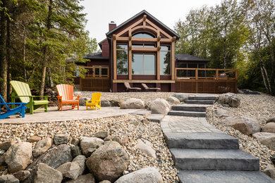 Design ideas for a concrete paver driveway in Other.