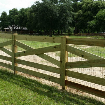 Cross Buck Fence