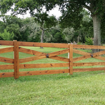 Cross Buck Fence