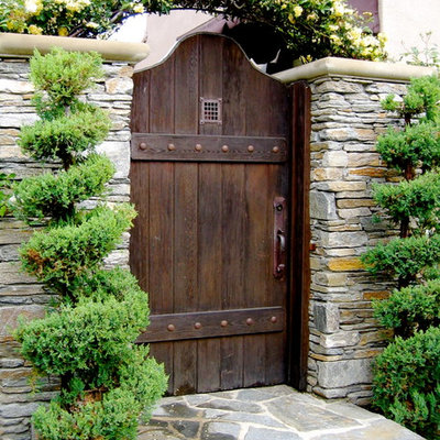 This is an example of a traditional stone garden path in Orange County.